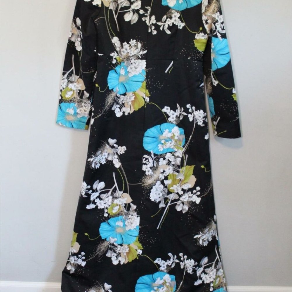 Vintage Tori Richard Honolulu Floral Maxi Dress H11457 - Picture 11 of 15